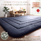 厚み40mmのふっくら厚敷きクッションラグ 190×190cm