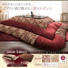 こたつ 掛布団&敷布団 2点セット 正方形 80×80 天板対応