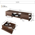 テレビ台 ローボード テレビボード 幅150 150cm 150 50v 50インチ 50型 42 42型 32 32型 グレー 白 引き出し ロータイプ スリム 一人暮らし 木製 幅150 高さ28