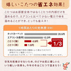 こたつ布団和レトロ 掛布団&敷布団2点セット 5尺長方形(90×150cm)天板対応