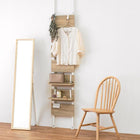 ウォールラック棚板 2枚組 40×17.5×15cm ブラウン/ブラック