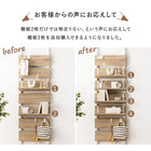 ウォールラック棚板 2枚組 60×17.5×15cm ブラウン/ブラック