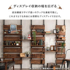 ウォールラック棚板 2枚組 60×17.5×15cm ブラウン/ブラック