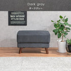 オットマン(ブライト) 60×35×31cm ダークブラウン