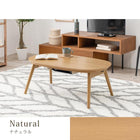 カジュアルコタツ(折脚) 天板円形 90×50cm ホワイトウォッシュ