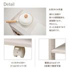 キッチンワゴン 56×30×62cm ブラウン