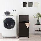 キャスター付収納ボックス45×32×66cm ダークブラウン