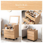 コスメワゴン42.5×31×51cm ホワイト