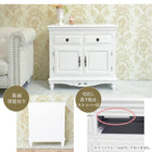 コンソール 87×37×79cm ホワイト