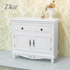 コンソール 87×37×79cm ホワイト