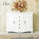 サイドボード 120×40×87cm ホワイト 組立設置付