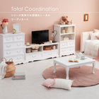 TV台 クラシカル 80×33.5×42cm ホワイト