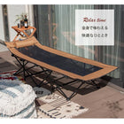 アウトドアベッド 61×185×50cm ブラウン