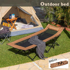 アウトドアベッド 61×185×50cm ブラウン