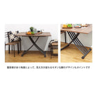 エクステンション昇降テーブル 100×57×31cm ブラウン