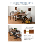 エクステンション昇降テーブル 100×57×31cm ブラウン