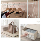 エレガントハンガーラック フリル付き引き出し2杯タイプ 75×35.5×172cm ピンク