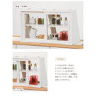 カウンター上ガラスケース 60×25×35cm ダークブラウン