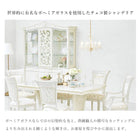 ガラスシャンデリア 8灯 42×42×38cm クリア