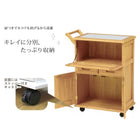 キッチンワゴン 59×30×73cm ナチュラル