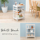 キッチンワゴン 35×45×71cm ブラウン