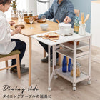 キッチンワゴン 37×45×71cm ブラウン