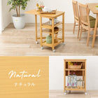 キッチンワゴン 37×45×71cm ブラウン