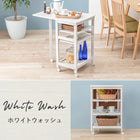 キッチンワゴン 37×45×71cm ブラウン