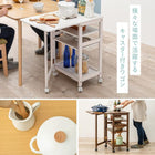 キッチンワゴン 37×45×71cm ブラウン