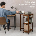 キッチンワゴン 37×45×85cm ブラウン