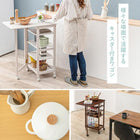 キッチンワゴン 37×45×85cm ブラウン