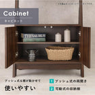 キャビネットラック オープン 53×48×187cm ブラウン