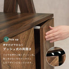 キャビネットラック オープン 53×48×187cm ブラウン