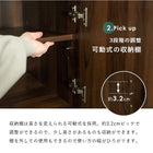 キャビネットラック オープン 53×48×187cm ブラウン