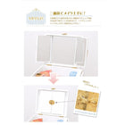 コスメボックス クリスタル型取っ手 26×19×31cm ピンク