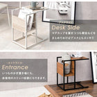 サイドテーブル 30×45.5×50cm ブラウン