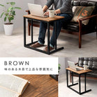 サイドテーブル 60×39×54.5cm ブラウン