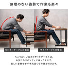 サイドテーブル 60×39×54.5cm ブラウン