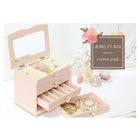 ジュエリーボックス クリスタル 26×16.5×20cm ホワイト