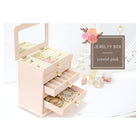 ジュエリーボックス クリスタル 26×16.5×28cm ホワイト