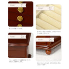 ジュエリーボックス ローズ 26×16.5×28cm ホワイト