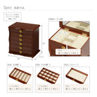 ジュエリーボックス ローズ 26×16.5×28cm ホワイト