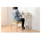 スツール 46×31×43cm ブラウン/グリーン