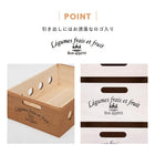 ストッカー 引き出し4段 ロゴあり 30×40×61.5cm ホワイトウォッシュ