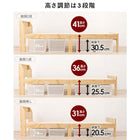 すのこベッド セミダブル ダークブラウン