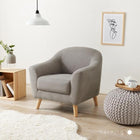 ソファ(エメル) 1P グレー