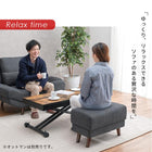 ソファ(ブライト) 1P ダークブラウン