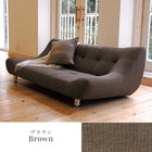 ソファ(ライノス 2.5) 2.5P ブラウン 組立設置付