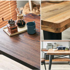 ダイニング3点セット チェアタイプ 80×80×76cm ダークブラウン