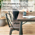 ダイニング3点セット チェアタイプ 80×80×76cm ダークブラウン